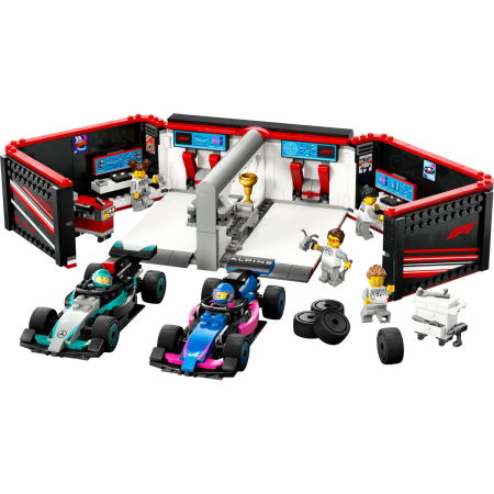  LEGO®  City - Garaj F1 si masini Mercedes-AMG si Alpine (60444), 678 piese [8]