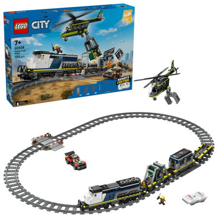LEGO - LEGO® City - Jaf in trenul poliției (60508), 1313 piese