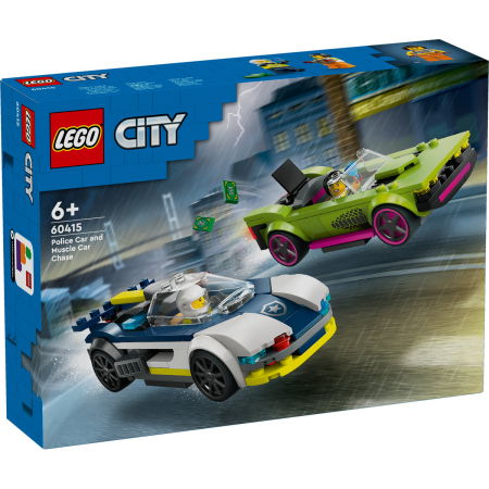 Jucarii copii si jocuri educative -  LEGO®  City - Masina de politie (60415), 213 piese