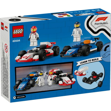  LEGO®  City - Masini de curse F1 Williams Racing si Haas F1 (60464), 92 piese [2]