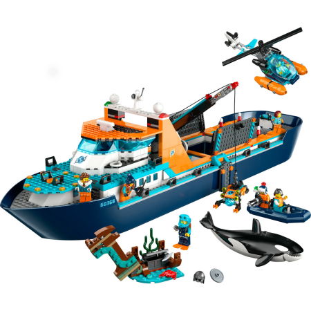  LEGO®  City - Nava pentru explorari arctice (60368), 815 piese [6]