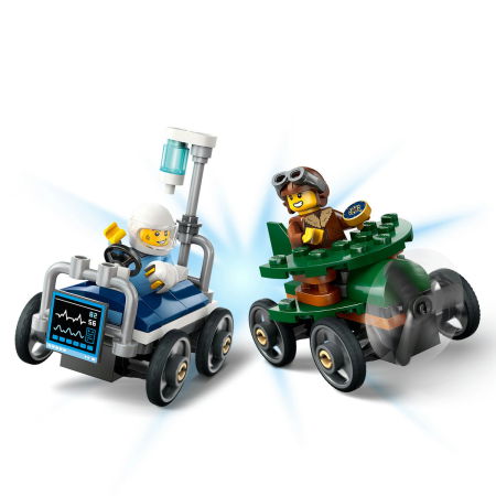 LEGO® City -  Pachet de curse Avion vs. pat de spital (60459), 70 piese [3]