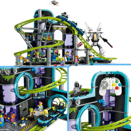 LEGO® City - Parc cu roller-coaster Lumea Robotilor (60421), 986 piese [7]