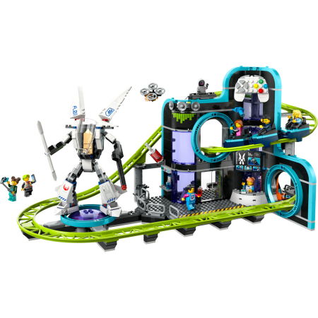 LEGO® City - Parc cu roller-coaster Lumea Robotilor (60421), 986 piese [6]
