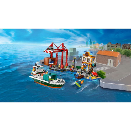  LEGO®  City - Port si nava de transport marfa (60422), 1226 piese [9]
