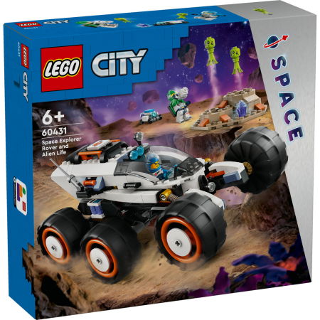 Jucarii copii si jocuri educative -  LEGO®  City - Rover de explorare si viata extraterestra (60431), 311 piesa 