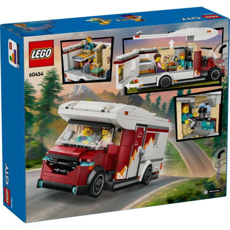 LEGO - LEGO® City - Rulota pentru aventuri de vacanta (60454), 385 piese