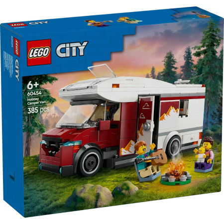 LEGO - LEGO® City - Rulota pentru aventuri de vacanta (60454), 385 piese