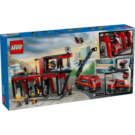  LEGO®  City - Statie si camion de pompieri (60414), 843 piese [2]