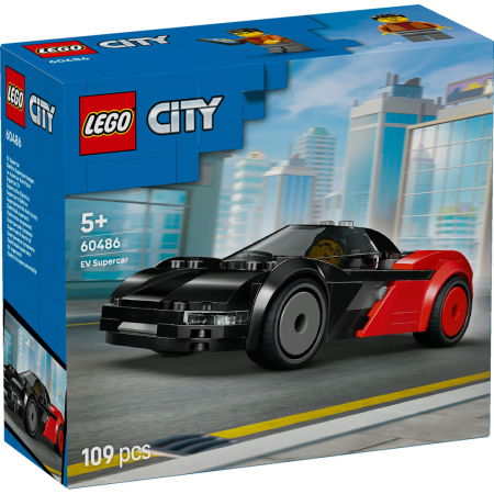 LEGO - LEGO® City -  Supermasina electrica (60486), 109 piese