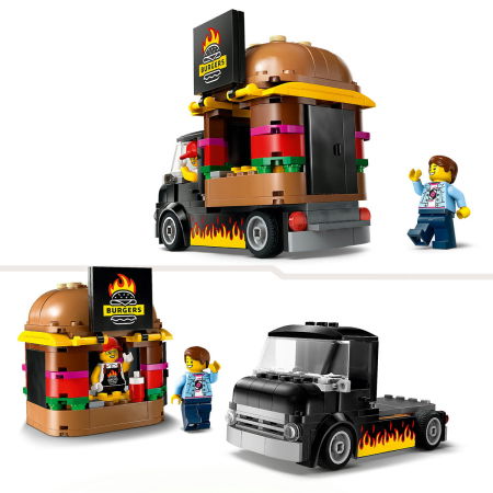  LEGO®  City - Toneta cu burgeri (60404), 194 piese [7]