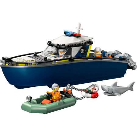 LEGO® City - Urmarire cu barca de politie (60456), 264 piese [8]