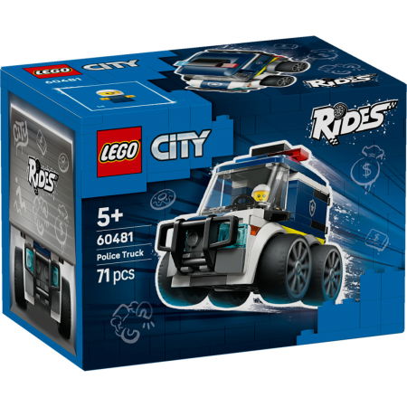 Jucarii copii si jocuri educative - LEGO® City - Vehicule – Camioneta de politie (60481), 71 piese