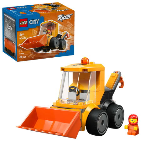 Jucarii copii si jocuri educative - LEGO® City - Vehicule – incarcator de constructii (60483), 61 piese