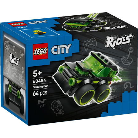 LEGO - LEGO® City -  Vehicule – Masina de curse din jocuri video (60484), 64 piese