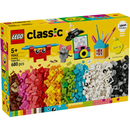 Jucarii copii si jocuri educative -  LEGO®  Classic - Cutia creativitatii si a veseliei (11042), 680 piese
