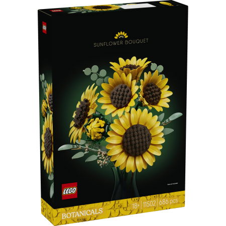 Jucarii copii si jocuri educative - LEGO® Colectia Botanica - Buchet de floarea soarelui (11502), 686 piese