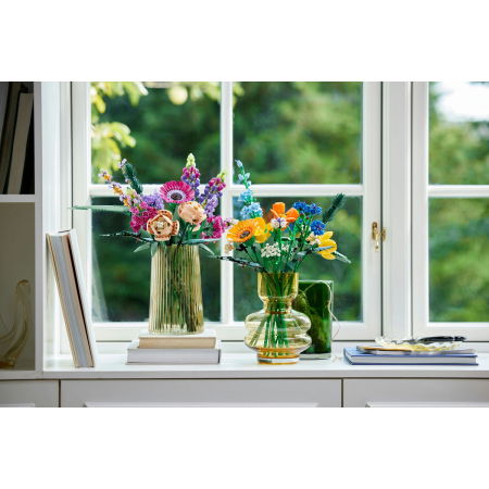 Jucarii copii si jocuri educative -  LEGO®  Colectia Botanica - Buchet de flori de camp (10313), 939 piese