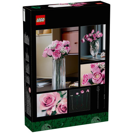 LEGO® Colectia Botanica -  Buchet de trandafiri roz (10374), 789 piese [2]