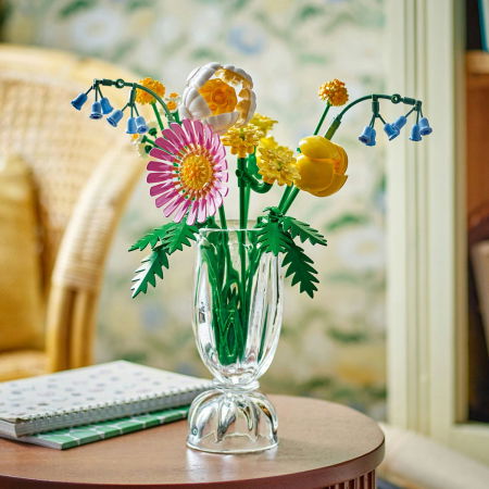 Jucarii copii si jocuri educative -  LEGO®  Colectia Botanica - Mic buchet de flori pastel (10347), 373 piese