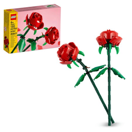 Jucarii copii si jocuri educative -  LEGO®  Colectia Botanica - Trandafiri LEGO®  (40460), 120 piese
