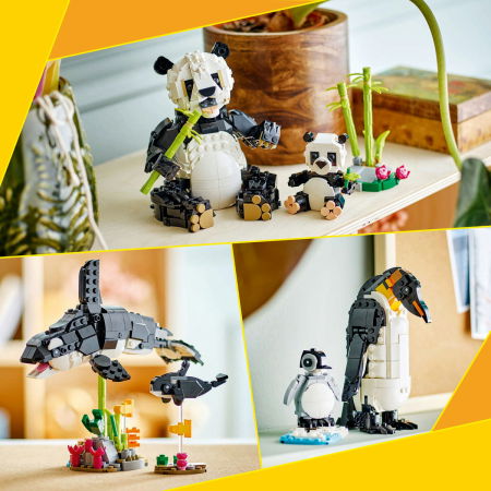 LEGO® Creator - Animale salbatice: Familia de ursi panda (31165), 626 piese [3]