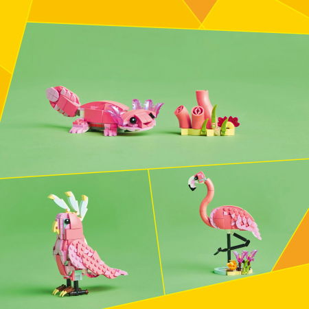  LEGO®  Creator - Animale salbatice: Flamingo roz (31170), 288 piese [4]