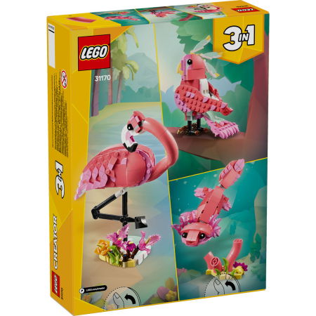  LEGO®  Creator - Animale salbatice: Flamingo roz (31170), 288 piese [2]
