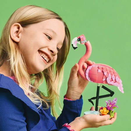  LEGO®  Creator - Animale salbatice: Flamingo roz (31170), 288 piese [6]