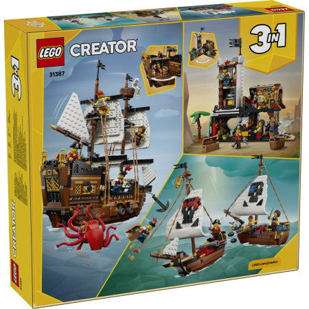 LEGO® Creator - Corabie de pirati emblematica (31387), 1074 piese [2]