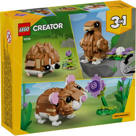 LEGO® Creator - Hamster adorabil cu o floare (31376), 166 piese [2]