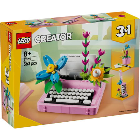 LEGO - LEGO® Creator - Masina de scris cu flori (31169), 363 piese