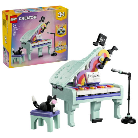 LEGO - LEGO® Creator - Pian decorativ cu o pisica (31392), 485 piese