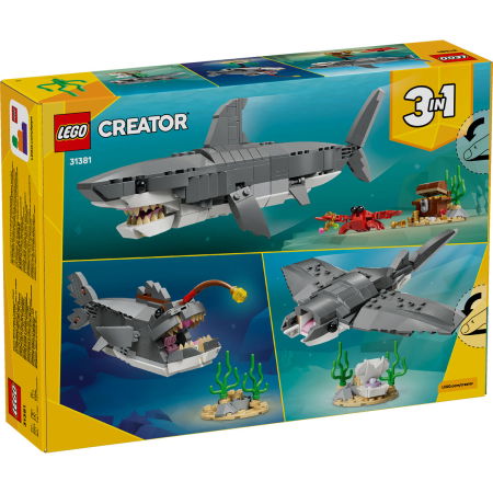 LEGO® Creator - Rechin feroce cu un cufar de comori (31381), 379 piese [2]
