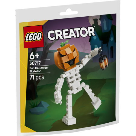 LEGO - LEGO® Creator - Schelet amuzant de Halloween (30717), 71 piese