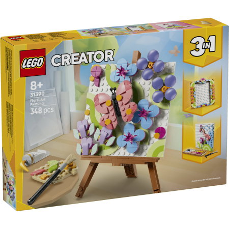 LEGO - LEGO® Creator - Tablou decorativ cu arta florala (31390), 348 piese
