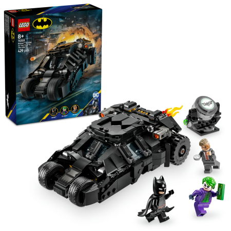 Jucarii copii si jocuri educative -  LEGO®  DC Super Heroes - Batman™ Tumbler vs. Two-Face™ si Joker™ (76303), 429 piese