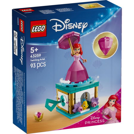 Jucarii copii si jocuri educative -  LEGO®  Disney - Ariel facand piruete (43259), 93 piese
