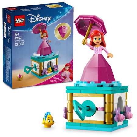 Jucarii copii si jocuri educative -  LEGO®  Disney - Ariel facand piruete (43259), 93 piese