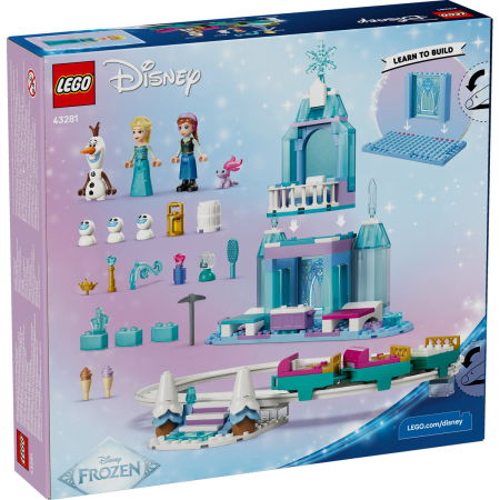 LEGO® Disney - Aventura cu sania pe sine la castelul de gheata al Elsei (43281), 216 piese [2]