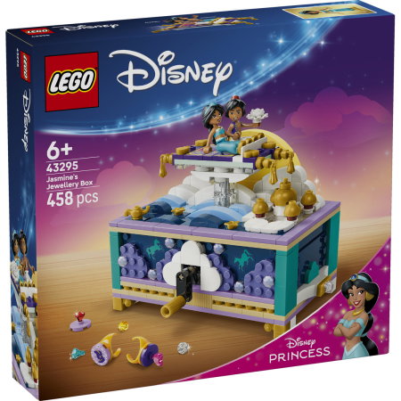 LEGO - LEGO® Disney - Cutia cu bijuterii a lui Jasmine (43295), 458 piese