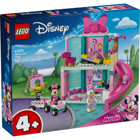 Jucarii copii si jocuri educative -  LEGO®  Disney - Hotelul pentru animale de companie al lui Minnie (43274), 161 piesa 