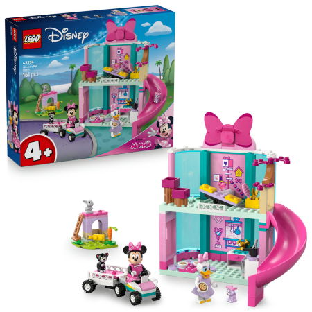 Jucarii copii si jocuri educative -  LEGO®  Disney - Hotelul pentru animale de companie al lui Minnie (43274), 161 piesa 