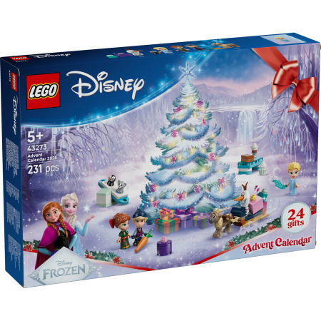Jucarii copii si jocuri educative - LEGO®  Disney - LEGO ǀ Disney Regatul de gheata Calendar de advent 2025 (43273), 231 piese