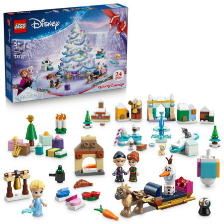 Jucarii copii si jocuri educative - LEGO®  Disney - LEGO ǀ Disney Regatul de gheata Calendar de advent 2025 (43273), 231 piese
