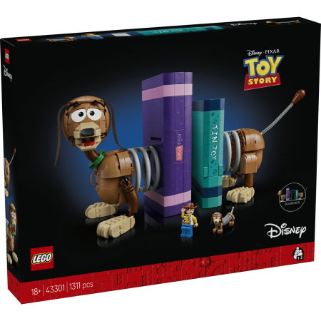 LEGO - LEGO® Disney - Opritoare de carti Cainele Slinky din Povestea jucariilor (43301), 1311 piese
