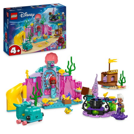 Jucarii copii si jocuri educative -  LEGO®  Disney - Pestera de cristal a lui Ariel (43254), 141 piesa 