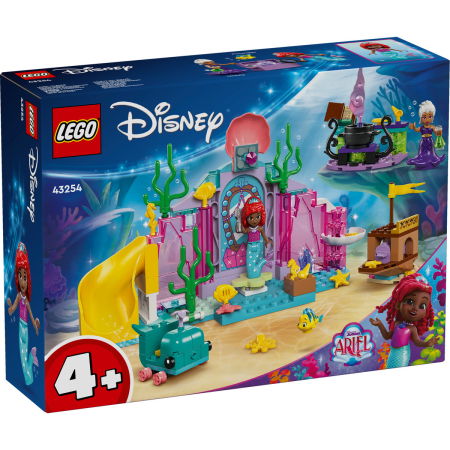 Jucarii copii si jocuri educative -  LEGO®  Disney - Pestera de cristal a lui Ariel (43254), 141 piesa 