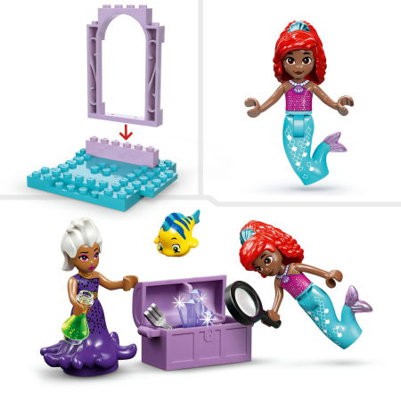  LEGO®  Disney - Pestera de cristal a lui Ariel (43254), 141 piesa  [8]