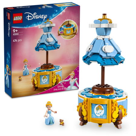 Jucarii copii si jocuri educative -  LEGO®  Disney - Rochia Cenusaresei (43266), 474 piese